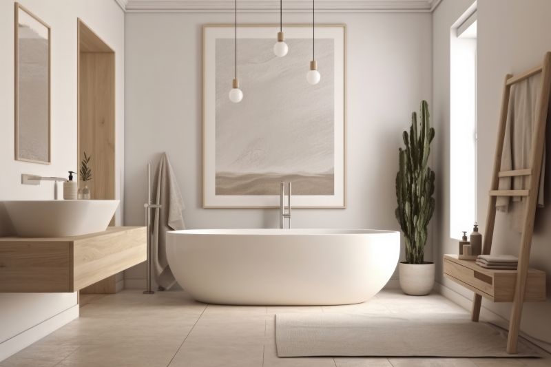 Modern Bathtub Setup