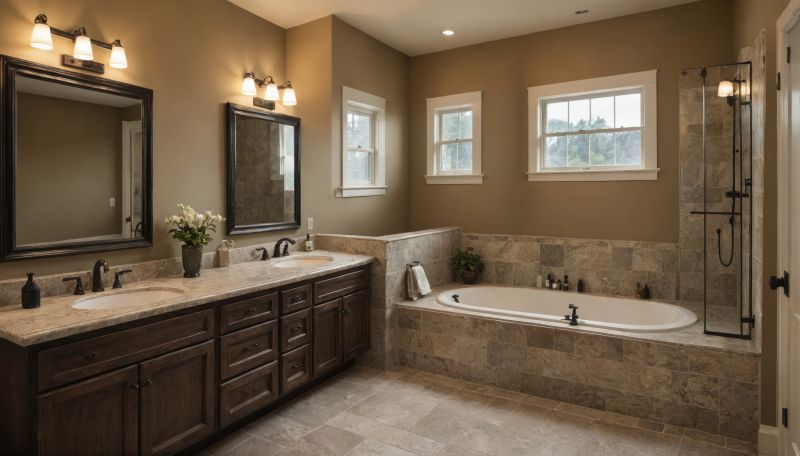 Luxury Bathroom with Dual Vanities
